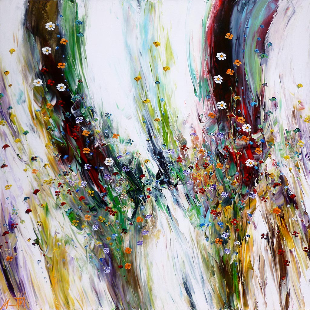 Bonheur au jardin 79-18 - Galerie d'Art Beauchamp