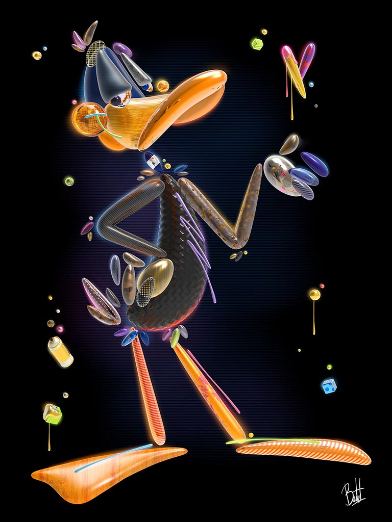Daffy Duck Polychrome - Artoyz 3700408914523 Daffy Duck Polychrome - Artoyz 3700408914523