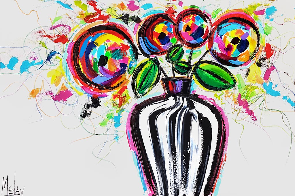 Énergie tourbillonnante de joie - Galerie d'Art Beauchamp