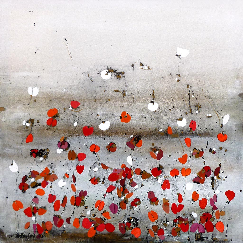 Entre flores de rubi - Galerie d'Art Beauchamp