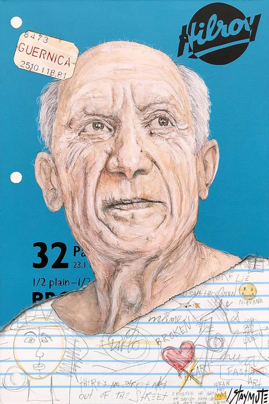 Hilroy's Notebook: Picasso (Cahier bleu) - Galerie d'Art Beauchamp