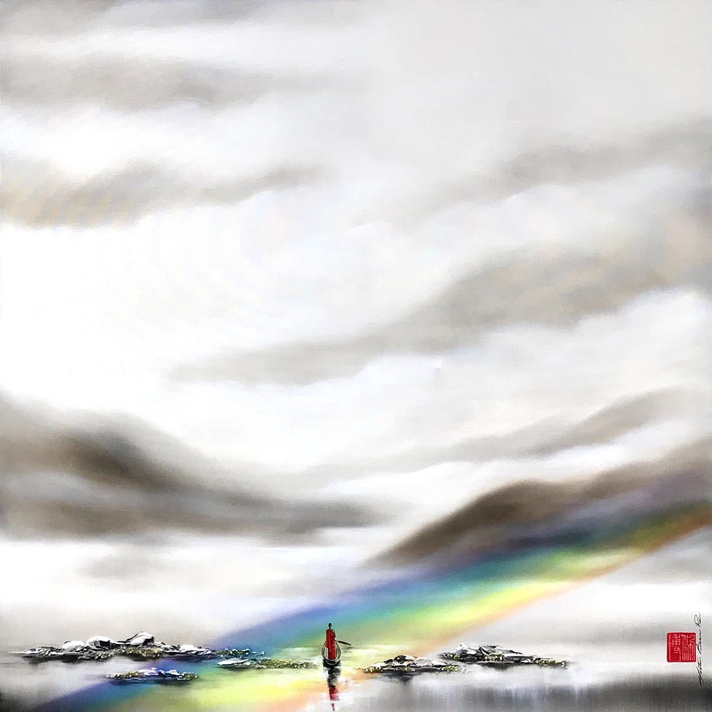 Je suis mon propre chemin, je voyage - Galerie d'Art Beauchamp