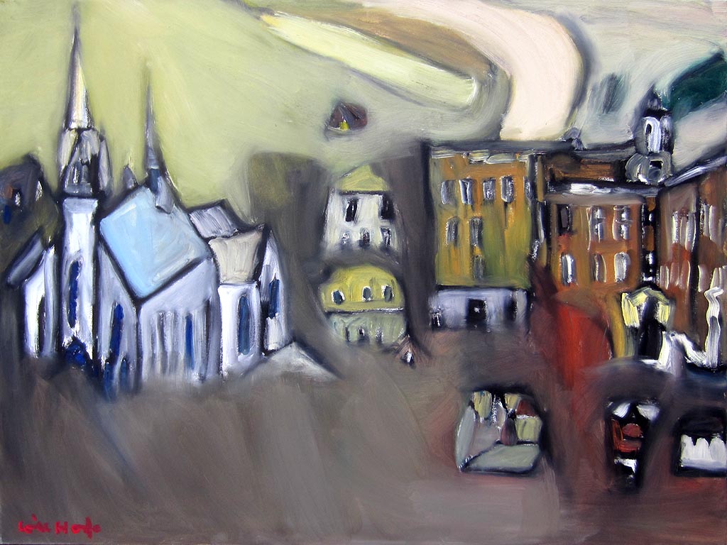 La ville le jour - Galerie d'Art Beauchamp