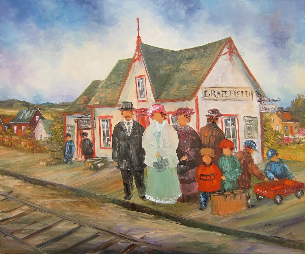 Le départ de la parenté - Galerie d'Art Beauchamp