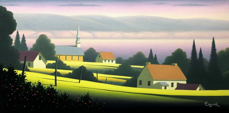 Les falaises roses - Galerie d'Art Beauchamp