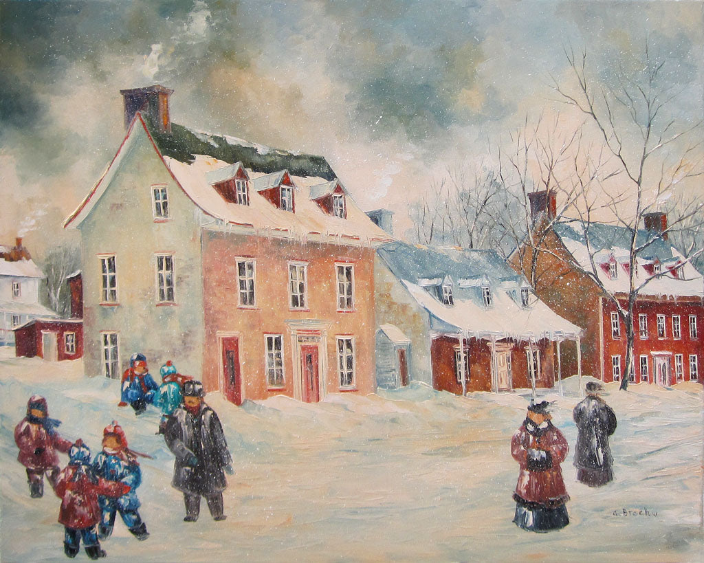 Notre rendez-vous avec Charlie, vieux Lauzon - Galerie d'Art Beauchamp