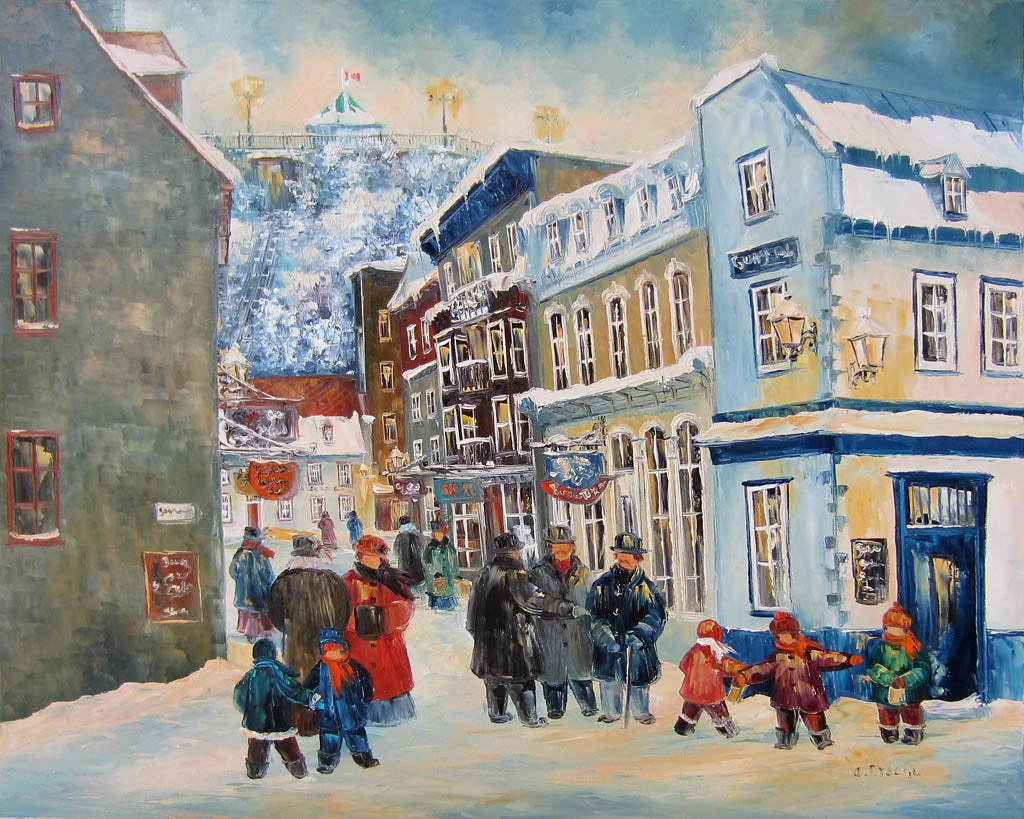 Paisible dimanche soir - Galerie d'Art Beauchamp