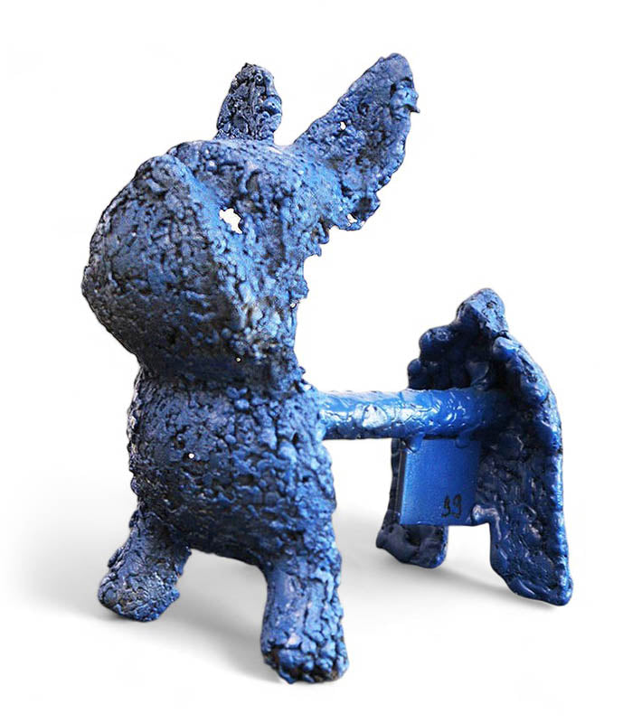 Pépère bleu - Galerie d'Art Beauchamp