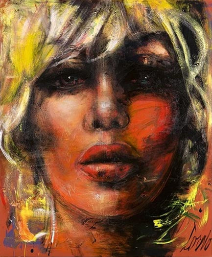 (Plexiglas) Blonde aux yeux gris - Galerie d'Art Beauchamp