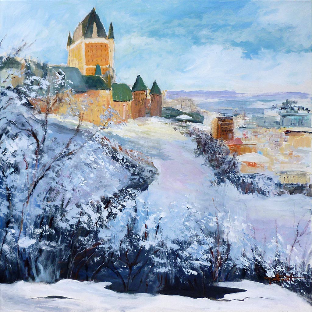 Québec enneigé, V-Q. - Galerie d'Art Beauchamp