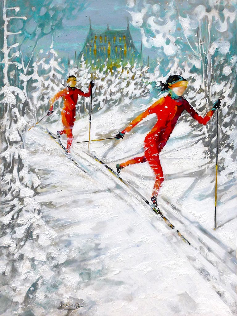 Randonnée hivernale - Galerie d'Art Beauchamp