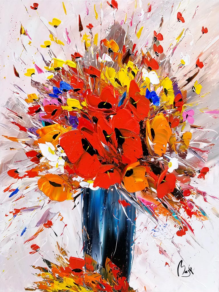 Sentiments coquelicots - Galerie d'Art Beauchamp