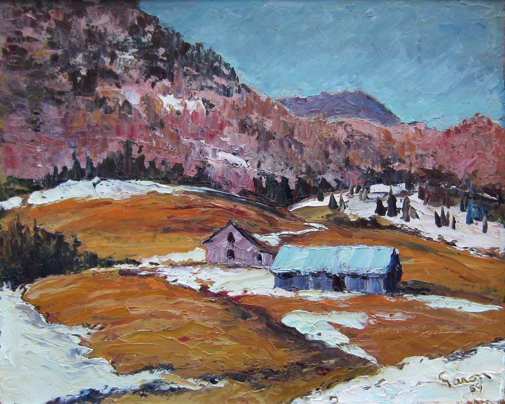 Stoneham au printemps - Galerie d'Art Beauchamp