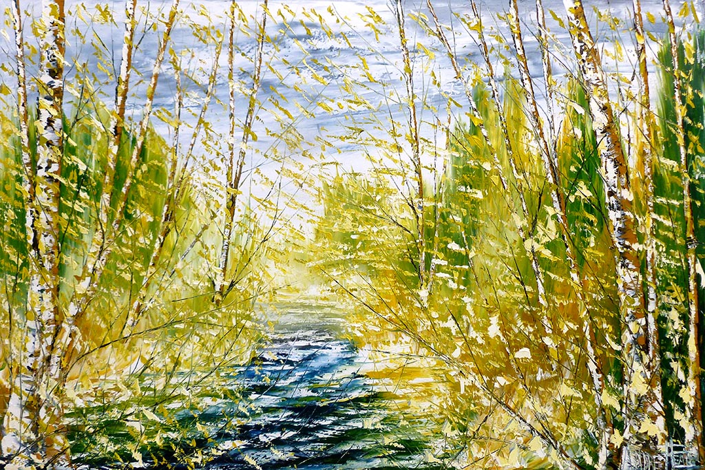 Vers le coeur de la forêt - Galerie d'Art Beauchamp