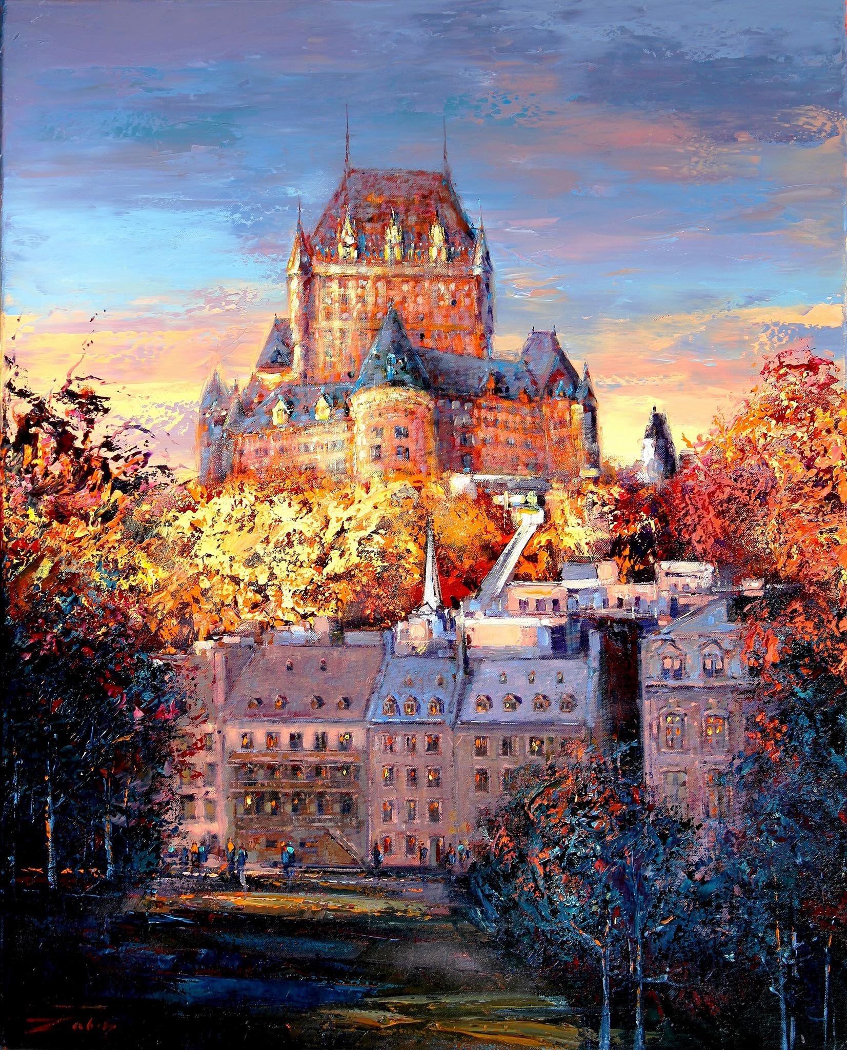 Château de Frontenac au soleil