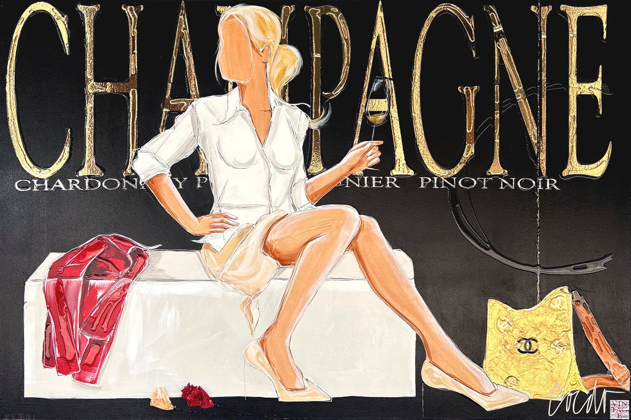 Champagne sur Chanel & Louboutins 17h06