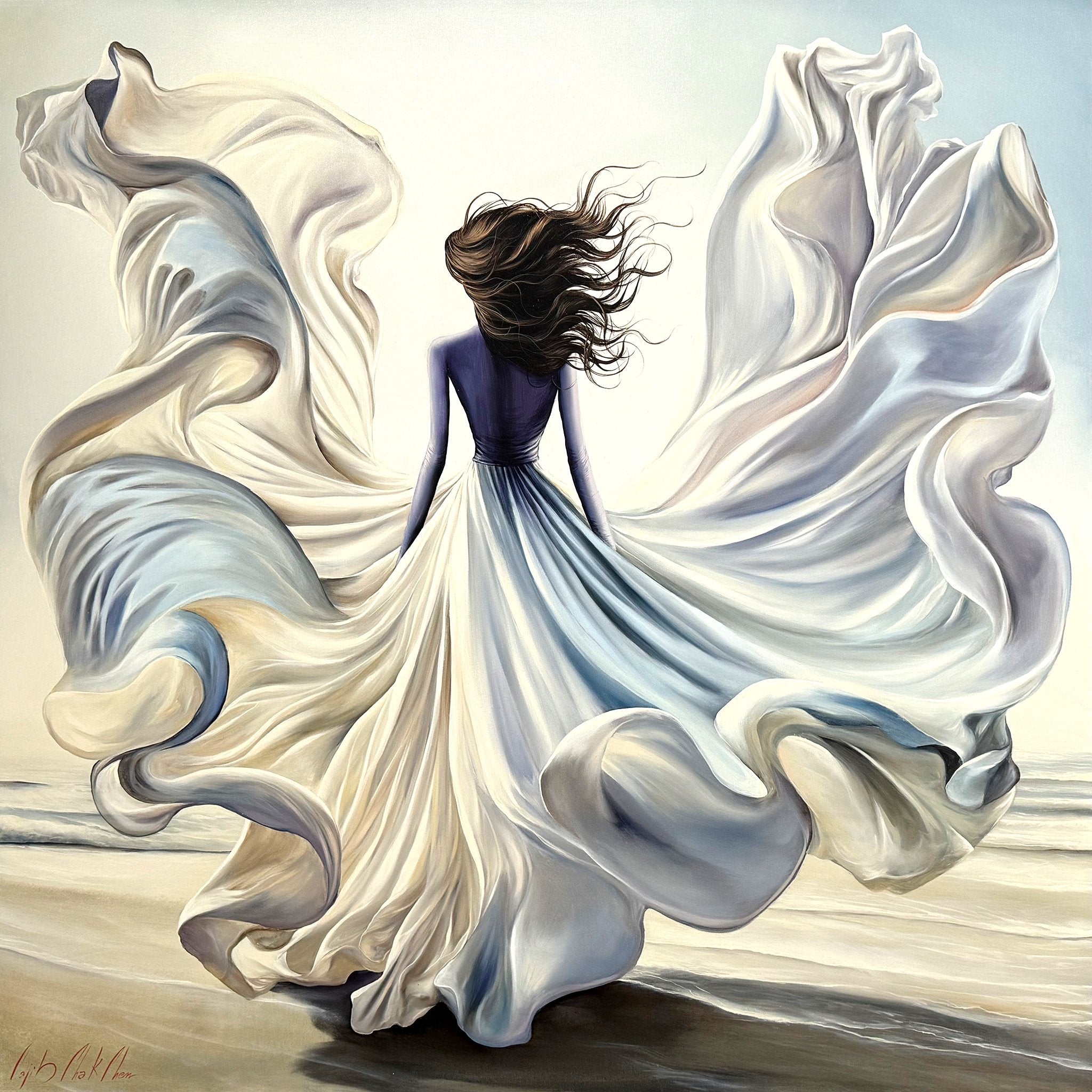 Facing the sea - Galerie d'Art Beauchamp