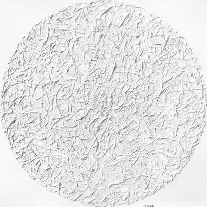 Monochrome blanc - Le Cercle no.2