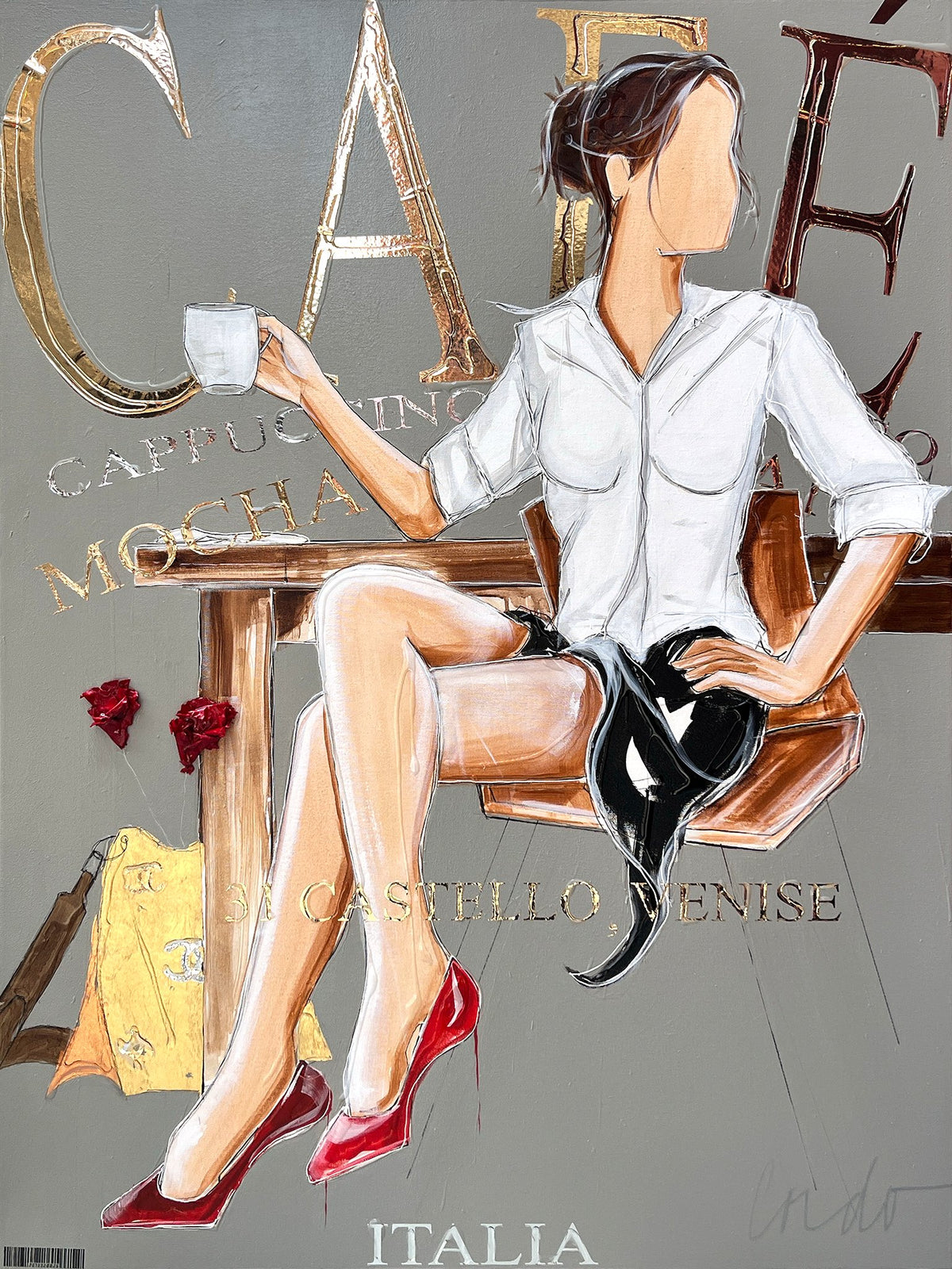 Cappuccino sur Roses et Chanel, Cordo, Vincent