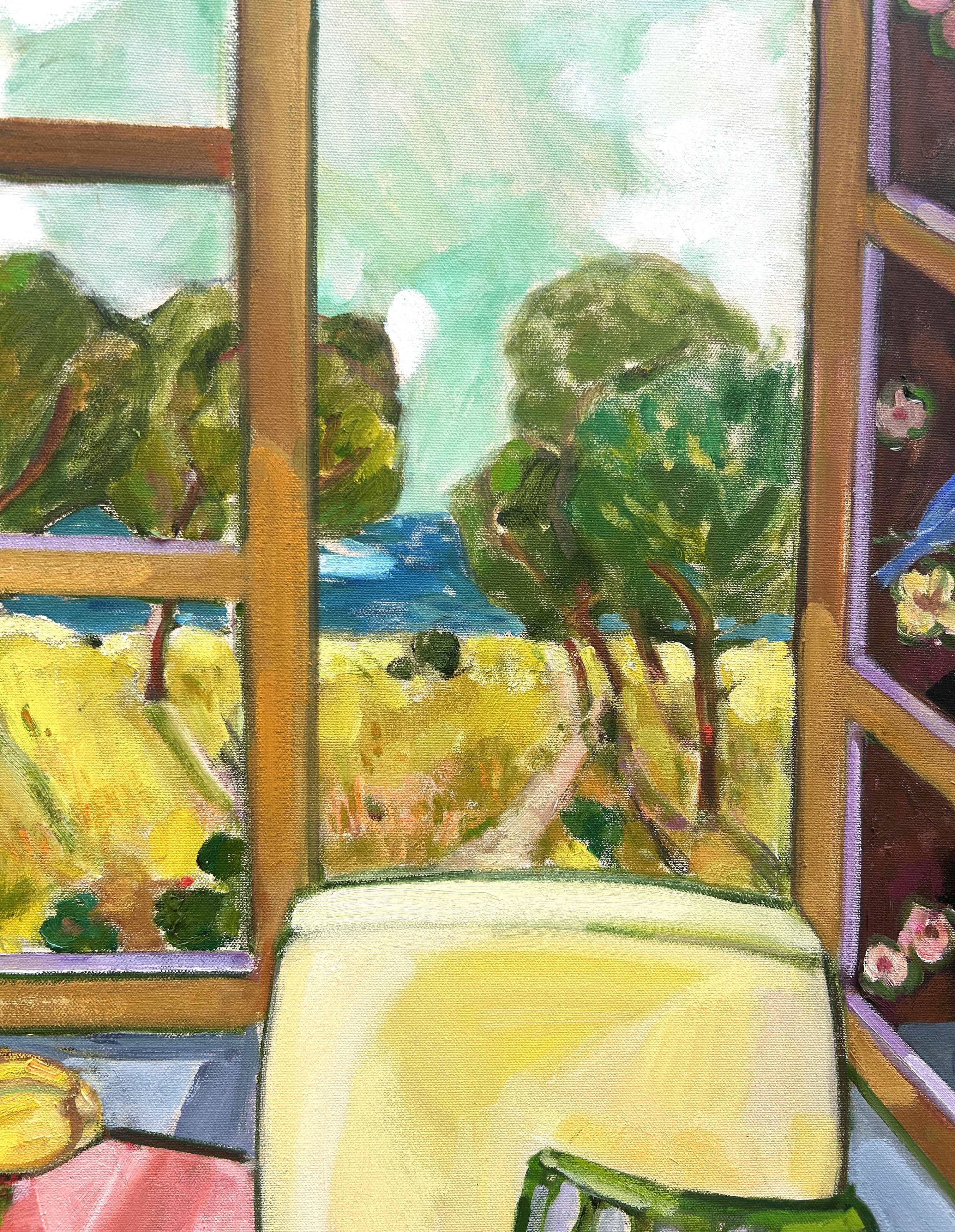 Interior #9 w/nude painting : Red Japanese Cloth