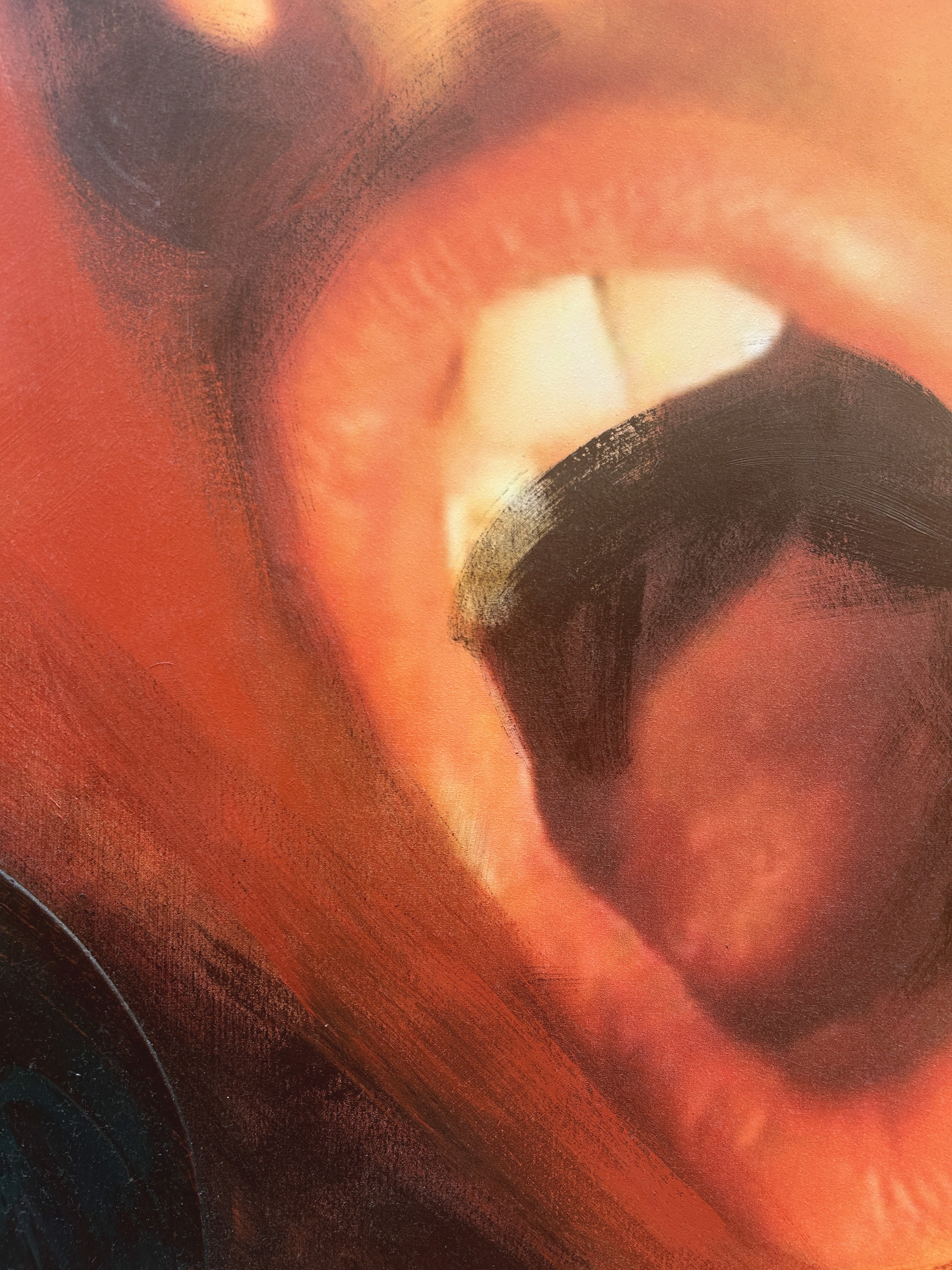 Diptyque : Sans titre, Femme sur fond jaune