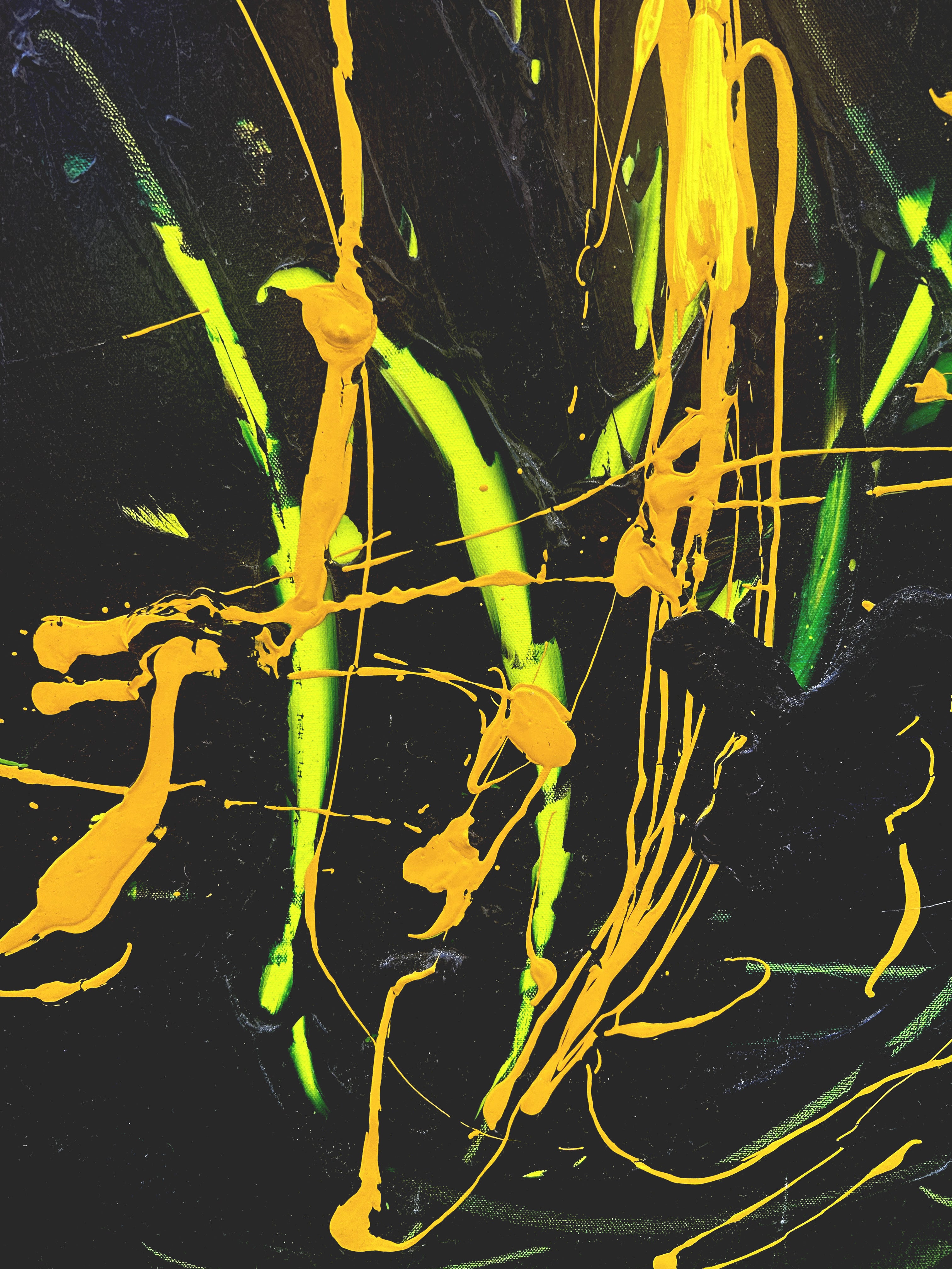 Diptyque : Sans titre, Femme sur fond jaune