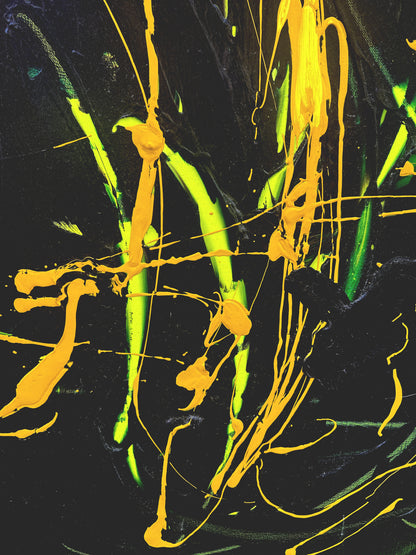 Diptyque : Sans titre, Femme sur fond jaune