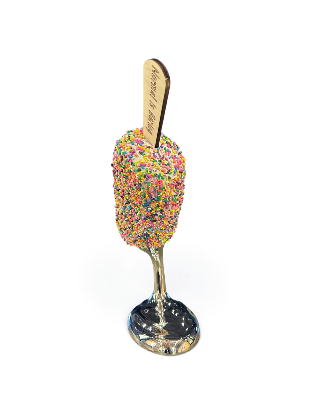 Normal is Boring - Sprinkles silver base (3/499), Sandro, G.