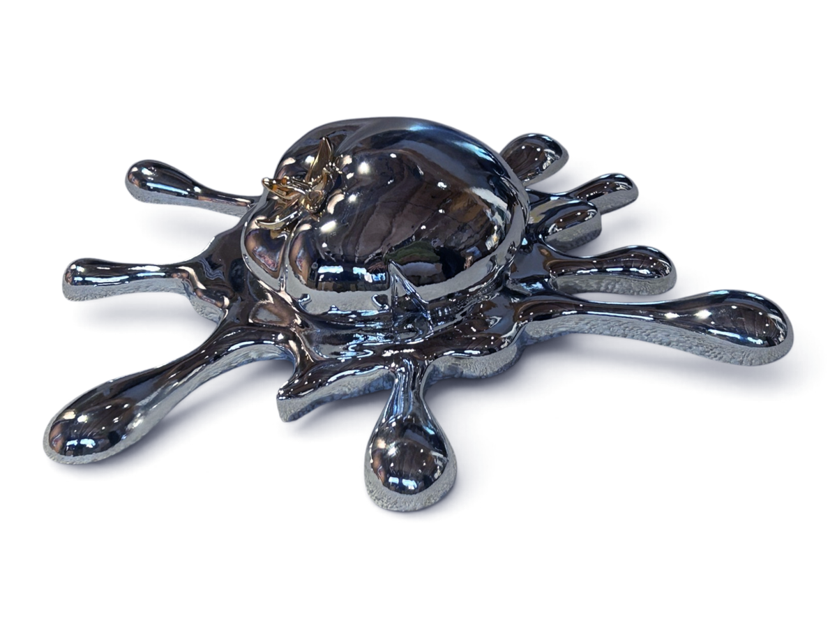Tomato Splat (Silver) (18/100), Sandro, G., Resin