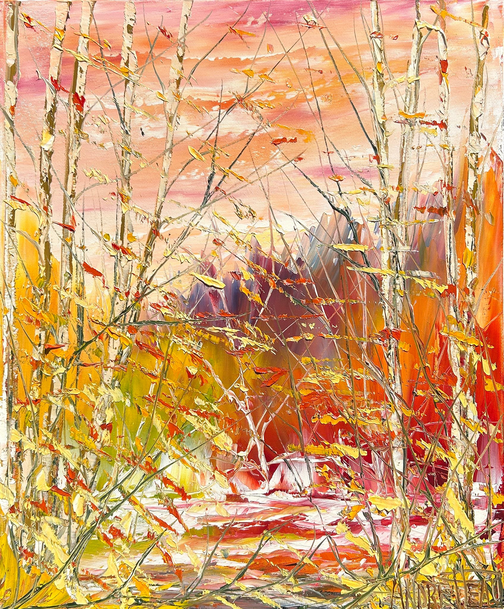 Les grandes couleurs, Pleau, André, Oil