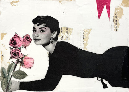 Audrey aux roses