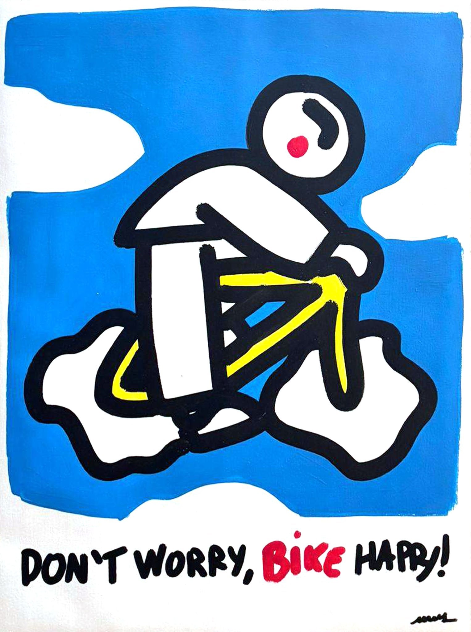 Don't worry, bike happy!