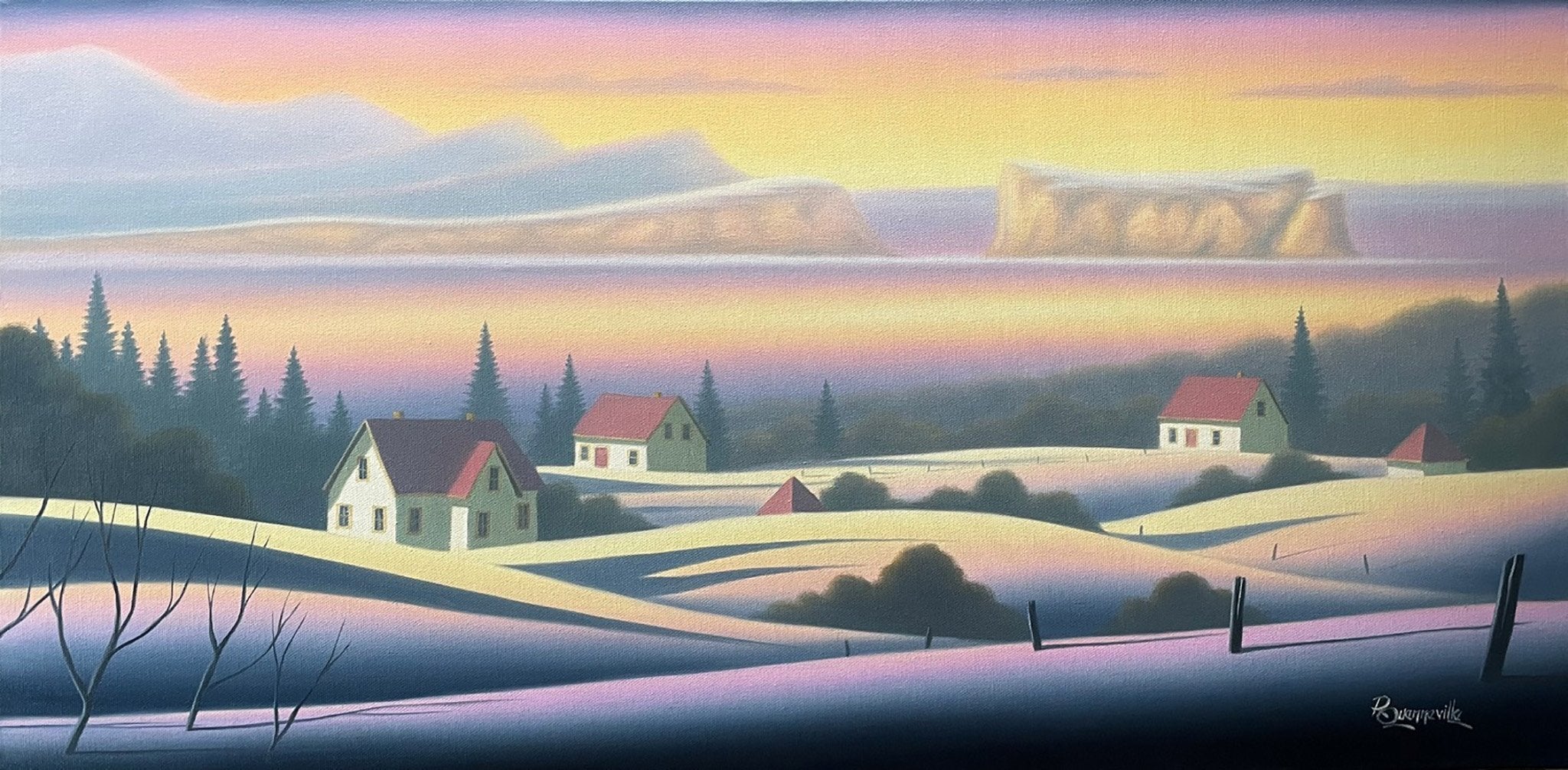 L’hiver sur l’île