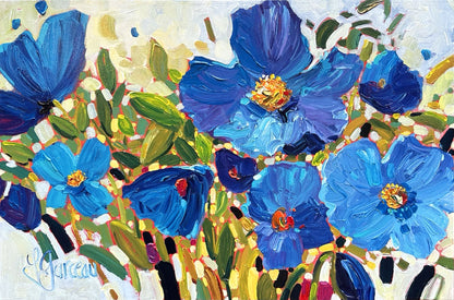 La magie des pavots bleus