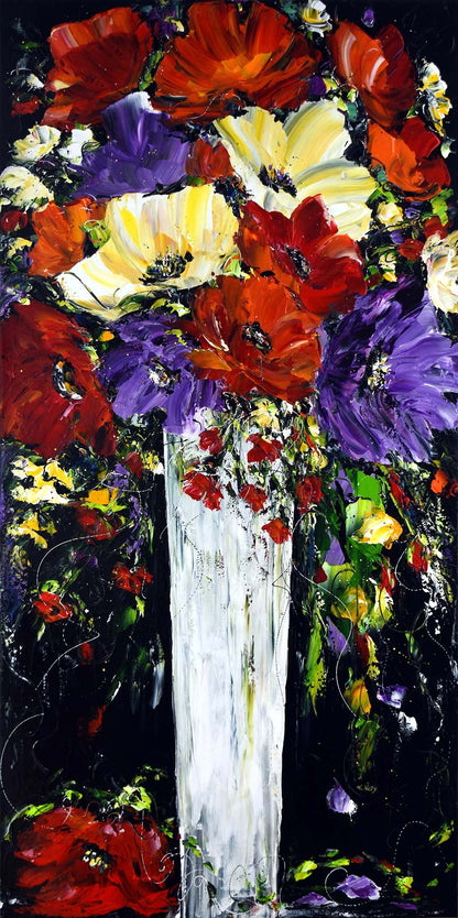 Fleurs sous les projecteurs - Galerie d'Art Beauchamp