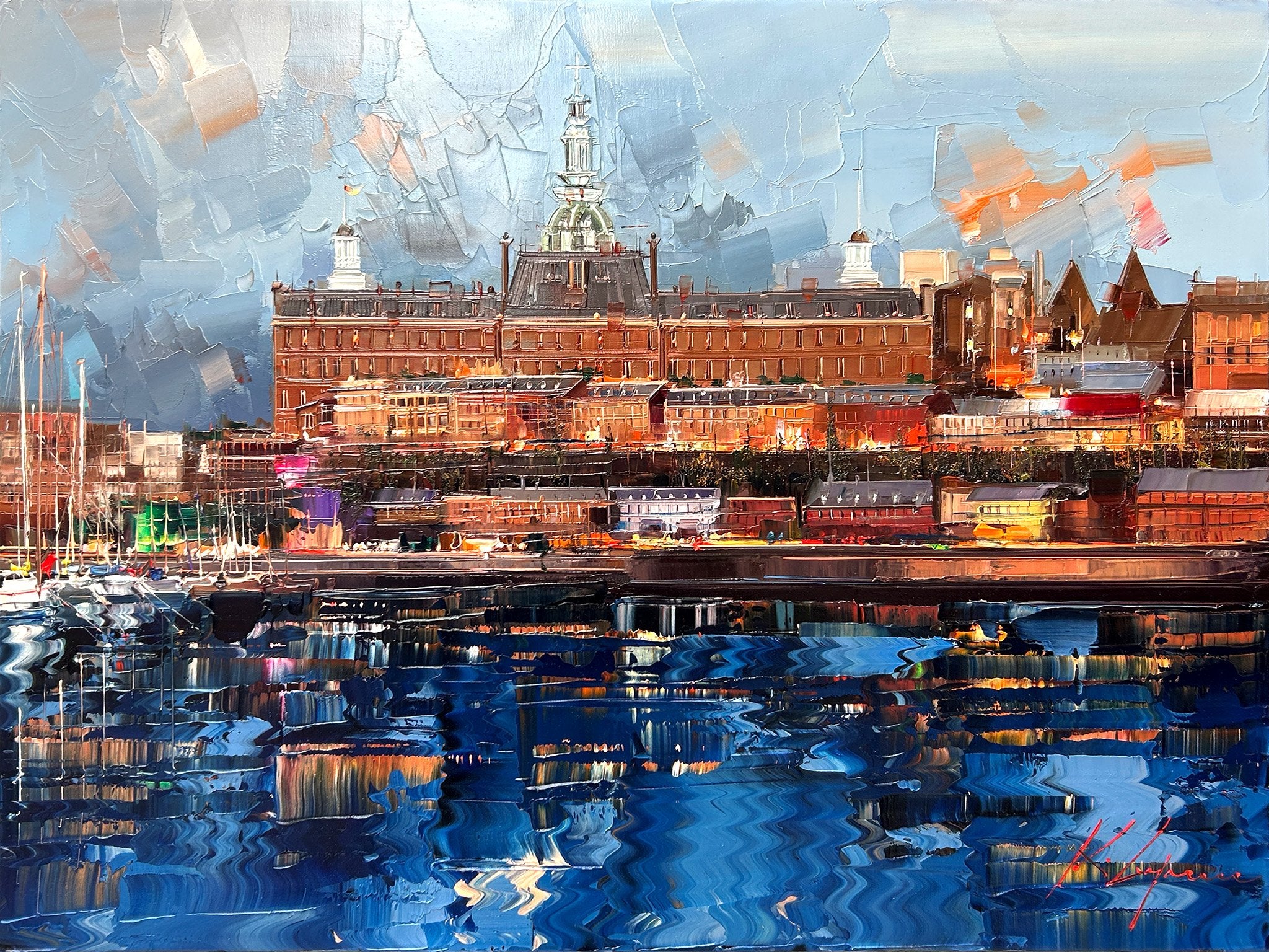 Québec : Port reflexion