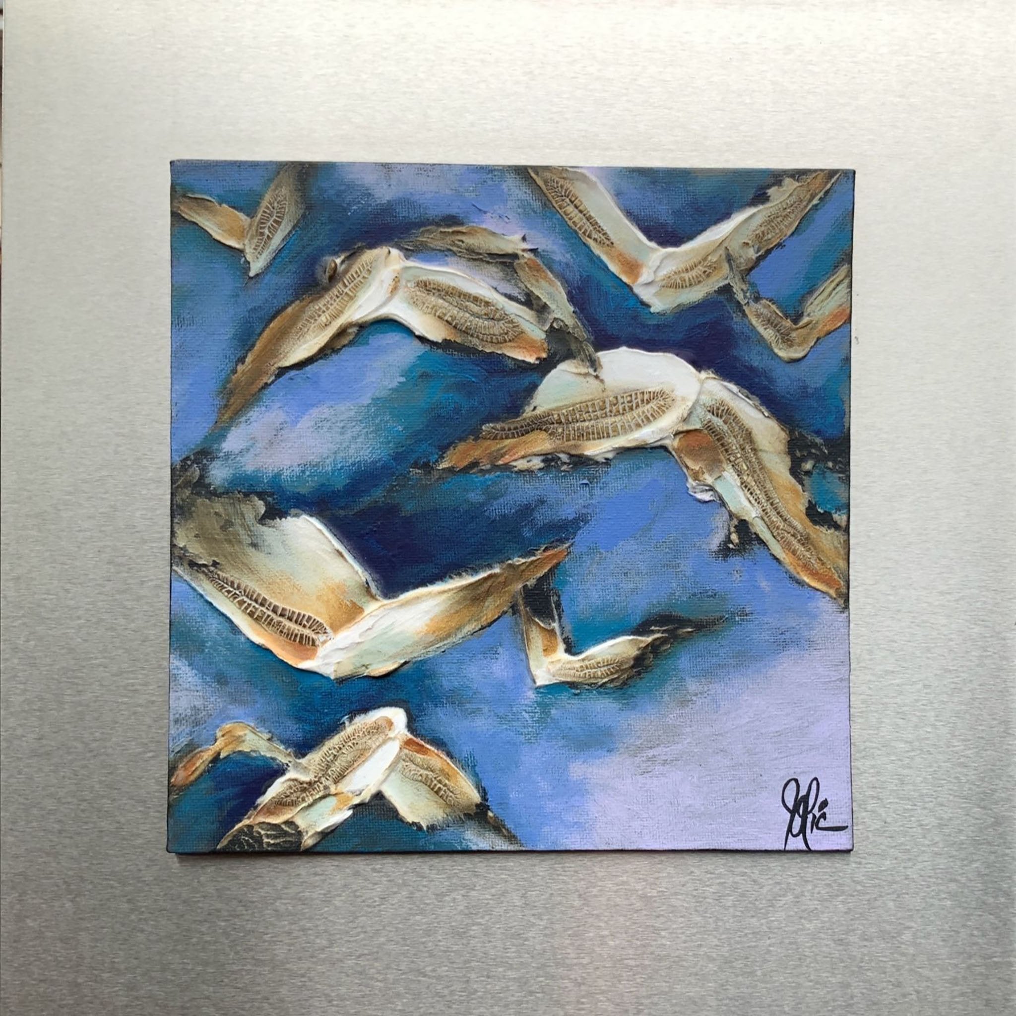 Fly by blue 5 - Galerie d'Art Beauchamp