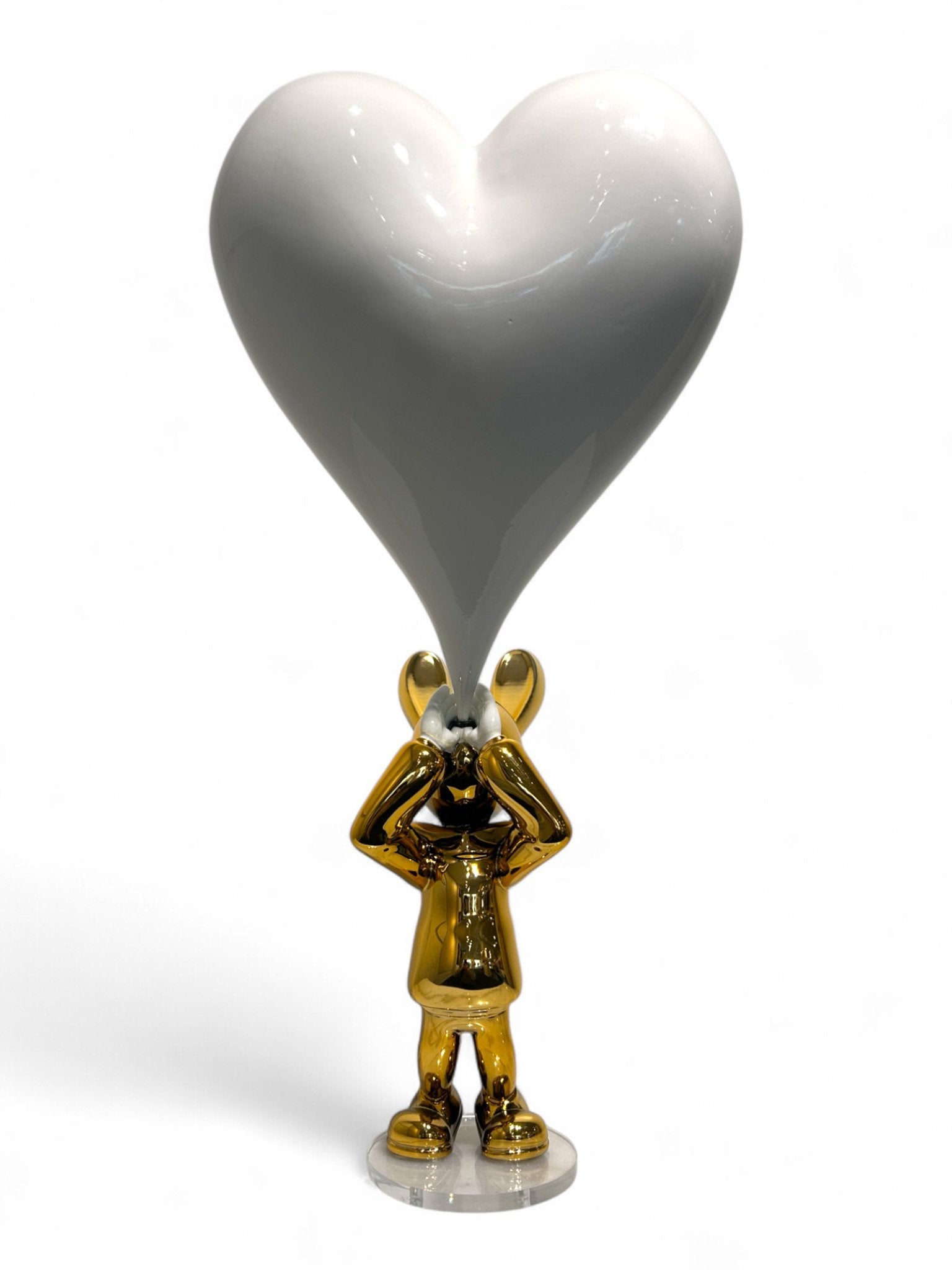 YOLO Gold Big White Heart (Série/Series)