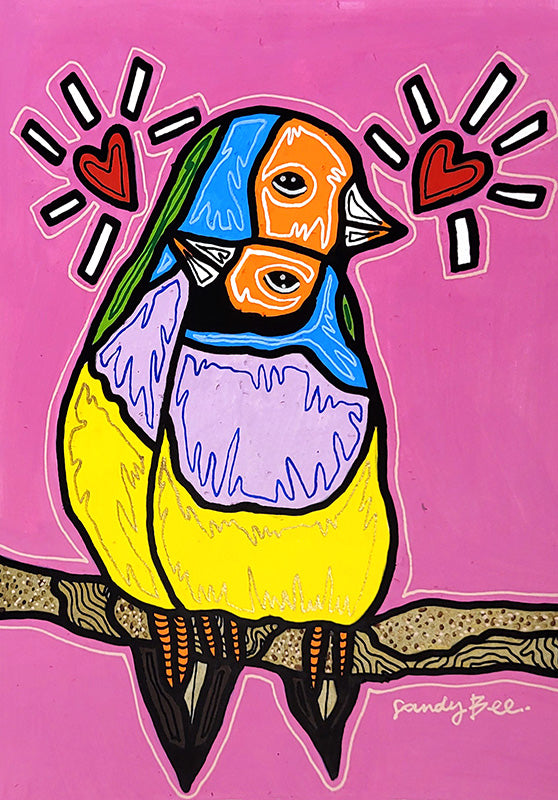 Des coeurs brillants