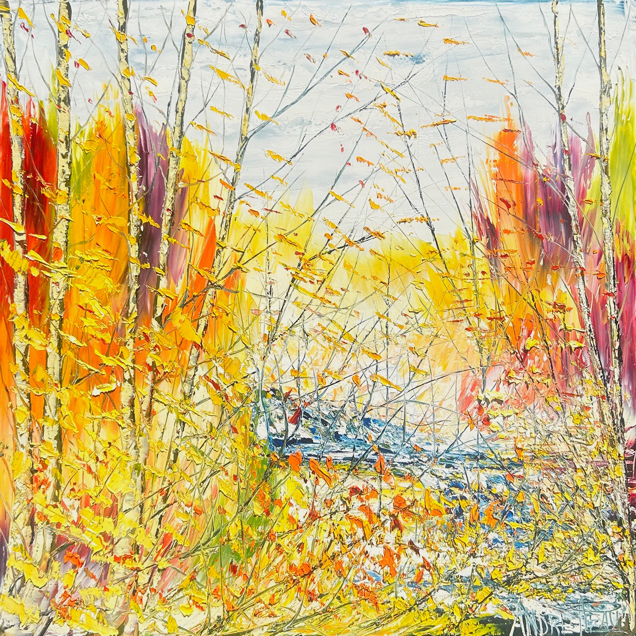 Appel de la nature, Pleau, André, Oil