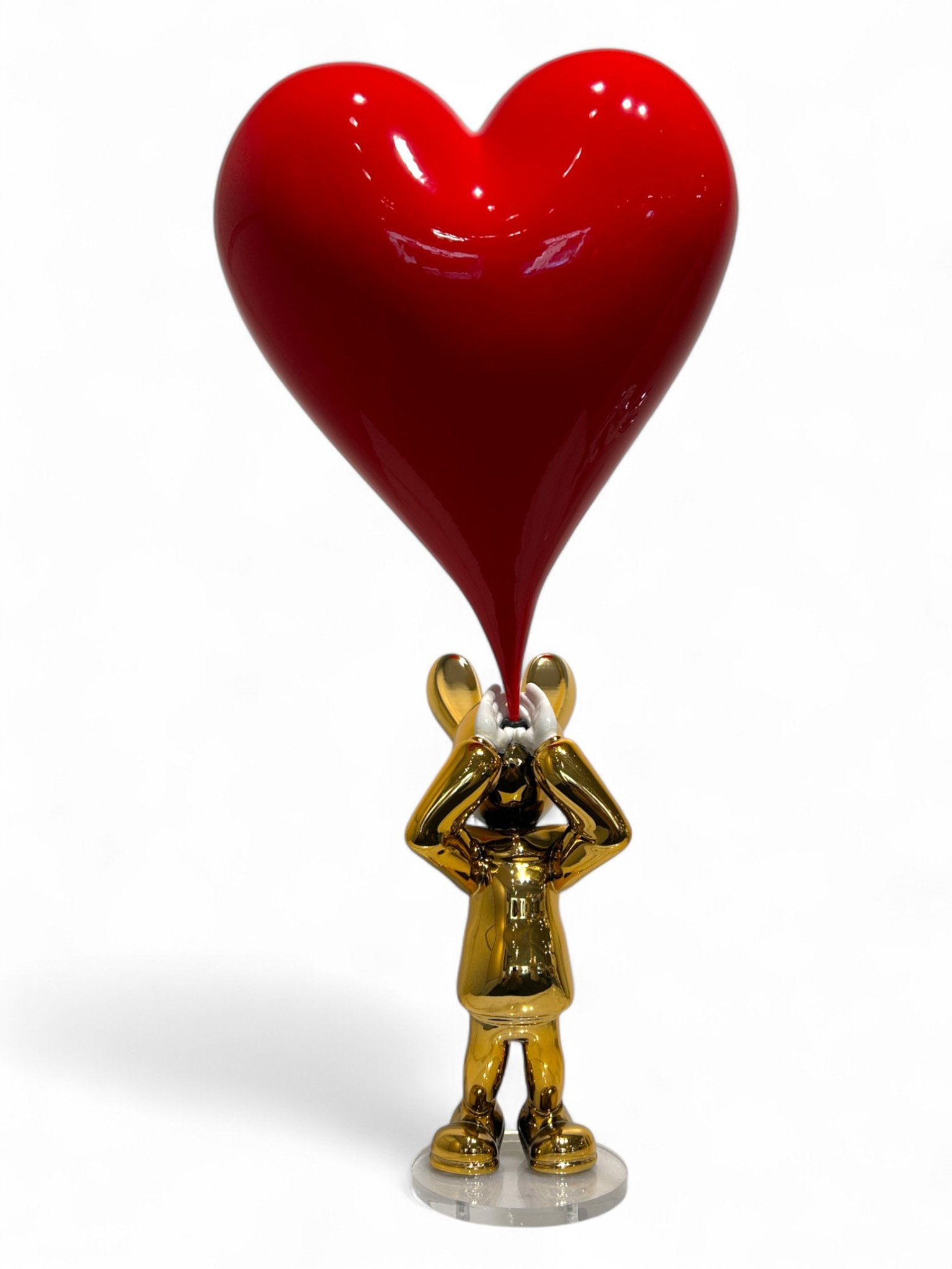 YOLO Gold Big Red Heart (Série/Series)