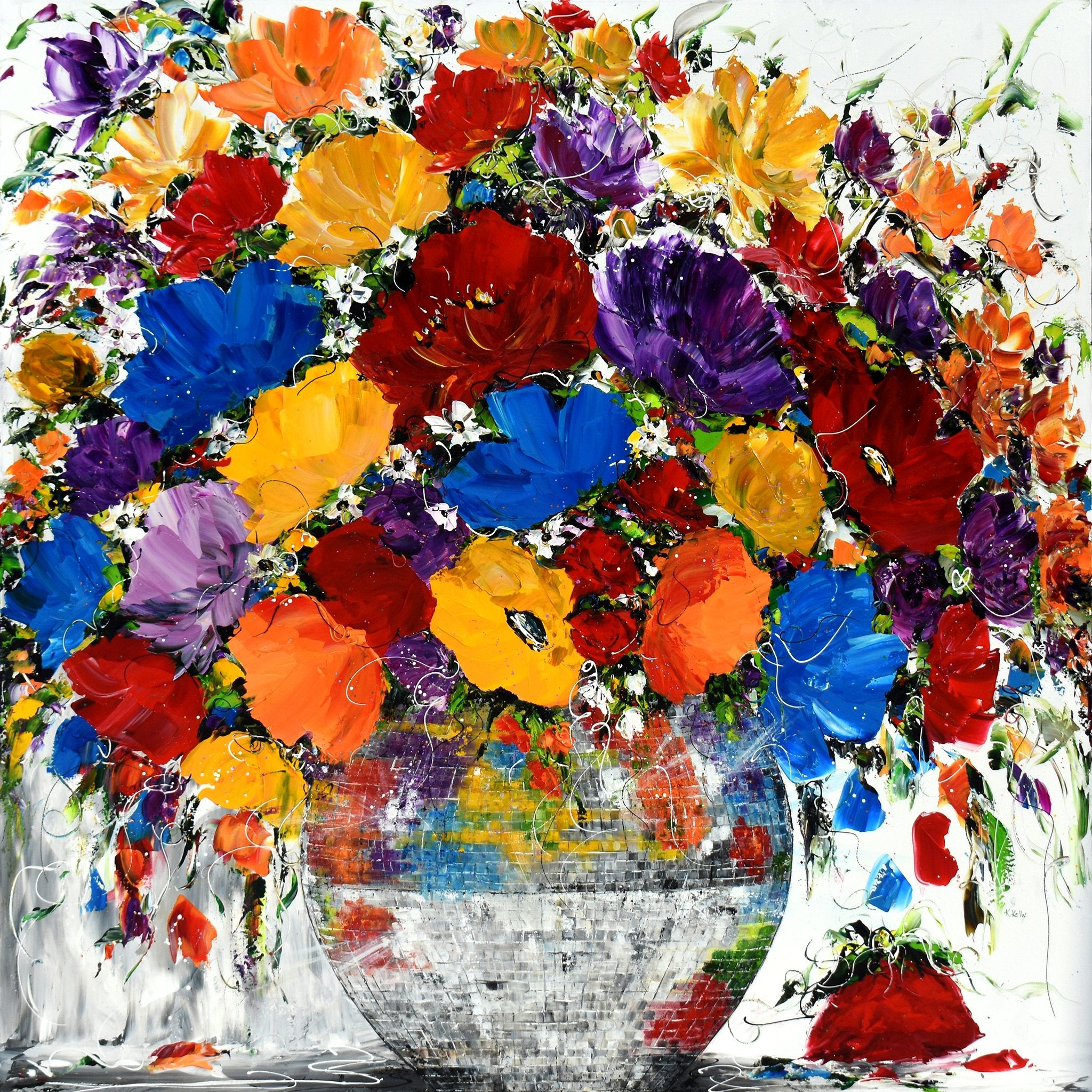 Quand les fleurs dansent - Galerie d'Art Beauchamp