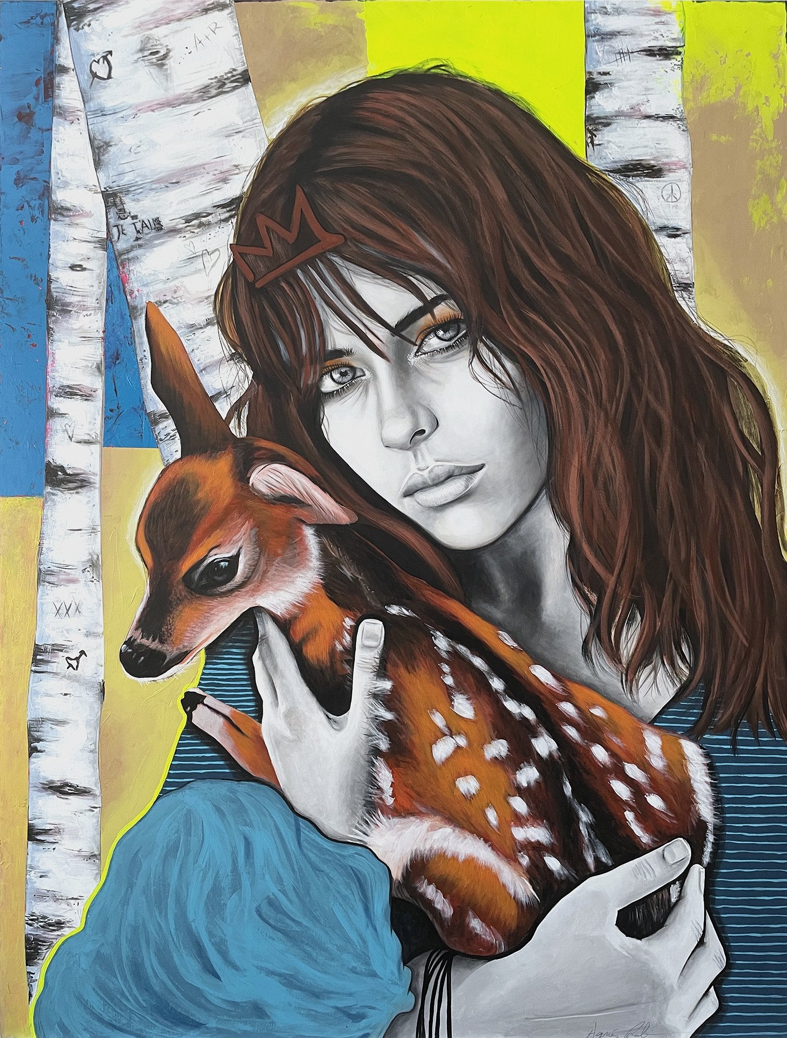 Dans mes bras un faon