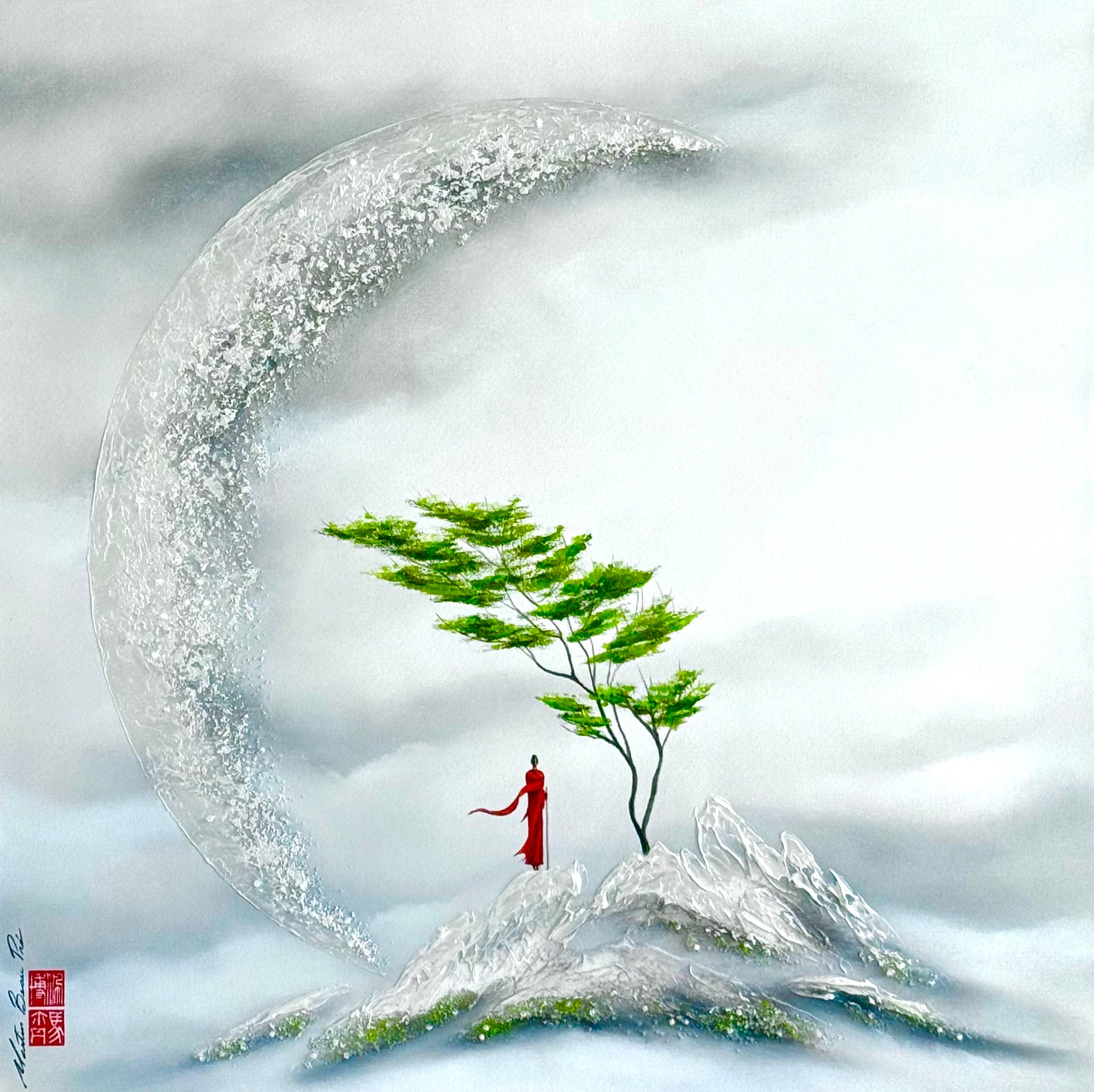 Étreinte de lune pour adoucir les temps