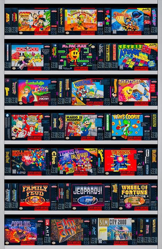 SNES Gamerscape II - Puzzles, Strategy & Simulations (Série/Series)