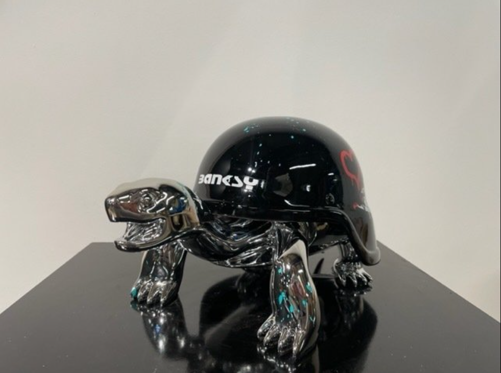 BANKSY - silver turtle 39/99