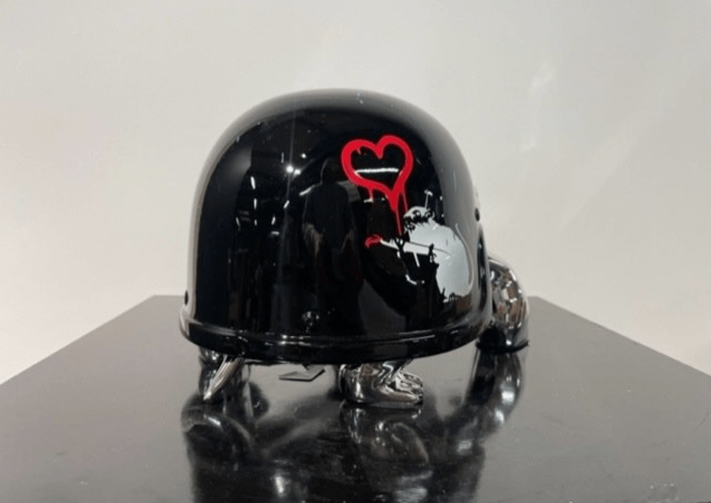 BANKSY - silver turtle 39/99