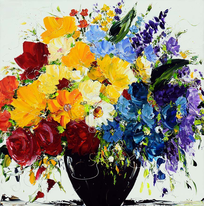 Bal floral, Kelly, Karina, Acrylique