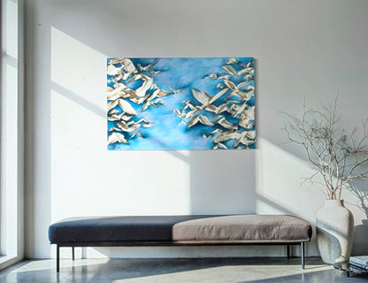 Birds - A flock of birds