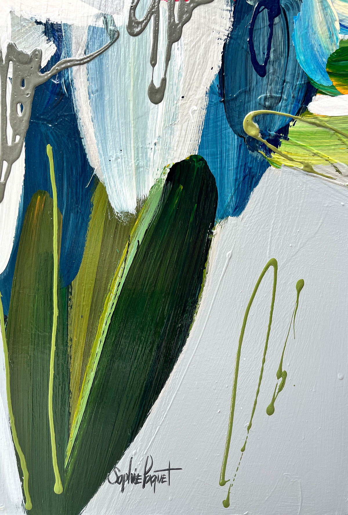 Bleu Saphir, Paquet, Sophie